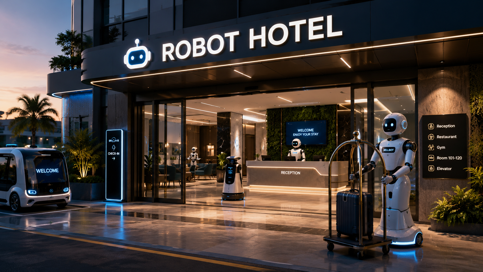 Dünyanın İlk Tam Robot Oteli 2027’de Açılıyor